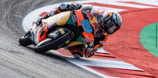 Jose Antonio Rueda (99) at Montmelo. Photo courtesy Red Bull KTM Ajo.