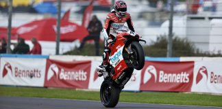 Scott Redding (4) at Donington Park. Photo courtesy BSB.