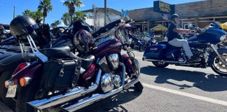 Biketoberfest® in Main Street Bikes at Daytona Beach CVB. Photo Credit: Daytona Beach Area Conven