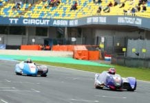 Harrison Payne and Kevin Rousseau (1) at 2025 FIM Sidecar World Championship - Assen (NED). Photo credit Mark Walters / courtesy FIM Sidecar