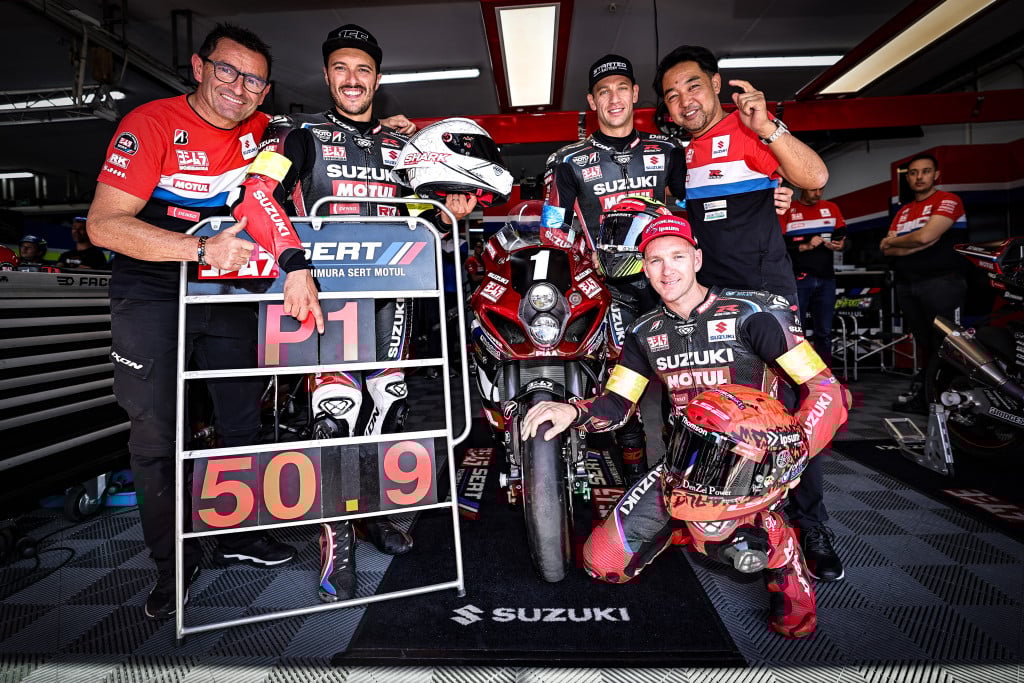 Magnificent Masson Helps Yoshimura SERT Motul to EWC Bol d'Or pole. Photo courtesy EWC.