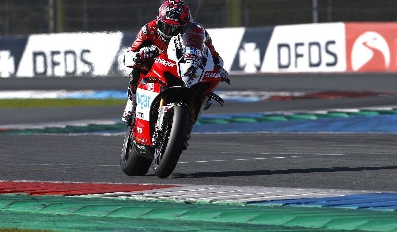 Scott Redding (4) at TT Circuit Assen. Photo courtesy BSB.