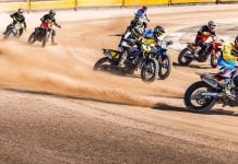 2025 FIM Flat Track World Championship in Vasad. Photo credit Štěpán Ševčík