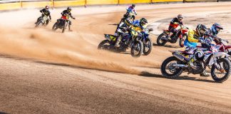 2025 FIM Flat Track World Championship in Vasad. Photo credit Štěpán Ševčík