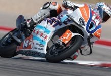 Andrew Lee captured his third MotoAmerica Stock 1000 title at COTA on the weekend and stayed for a two-day test to prepare for OrangeCat Racing’s Superbike debut at New Jersey Motorsports Park. Photo by Brian J. Nelson