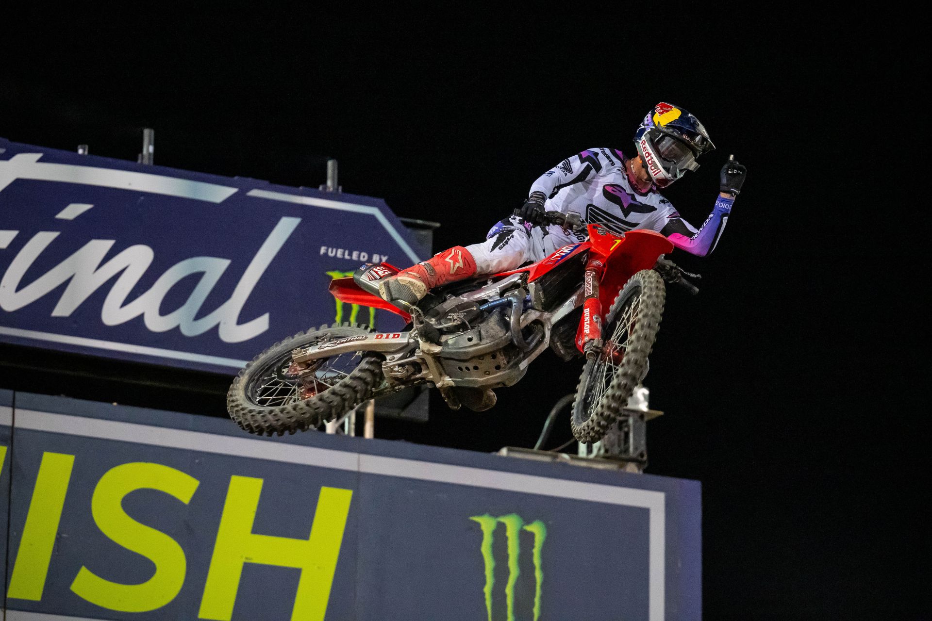 Jett Lawrence – First place – 450SMX. Photo credit Feld Motor Sports