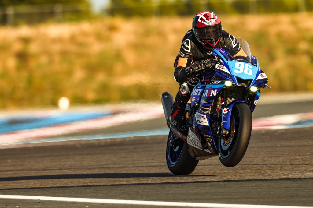 Thomas Wolfarth (96) on his Team Moto Ain Yamaha. Photo courtesy EWC.