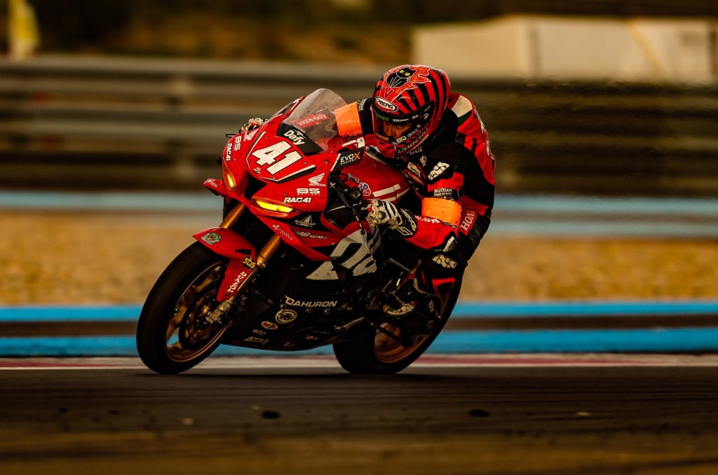 Kevin Manfredi (41) on his Kaedear-Dafy-Rac41-Honda. Photo courtesy EWC.