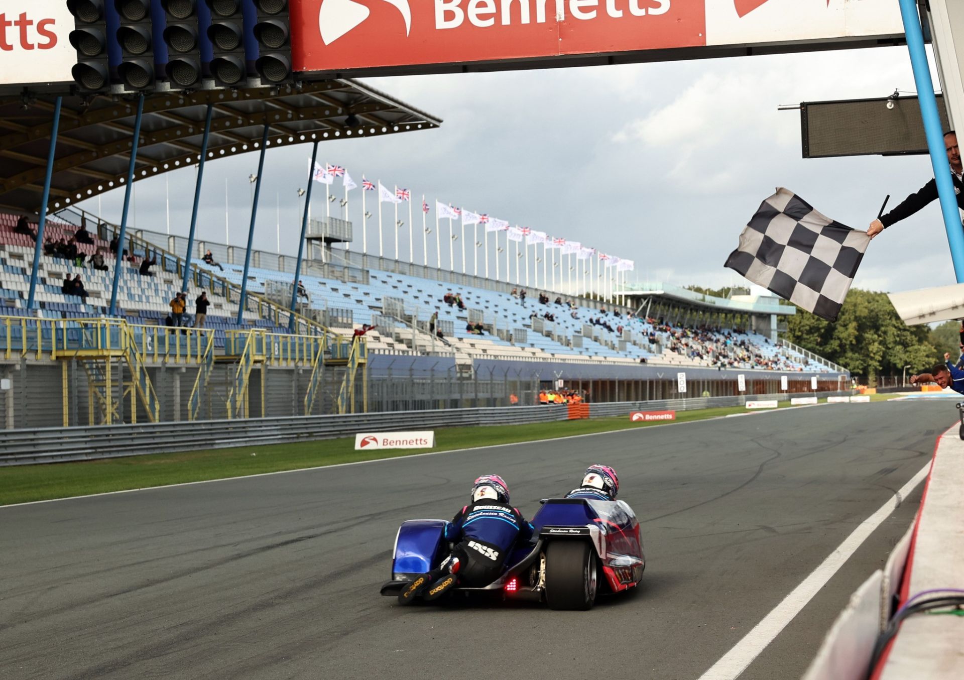 Harrison Payne and Kevin Rousseau (1) at 2025 FIM Sidecar World Championship - Assen (NED). Photo credit Mark Walters