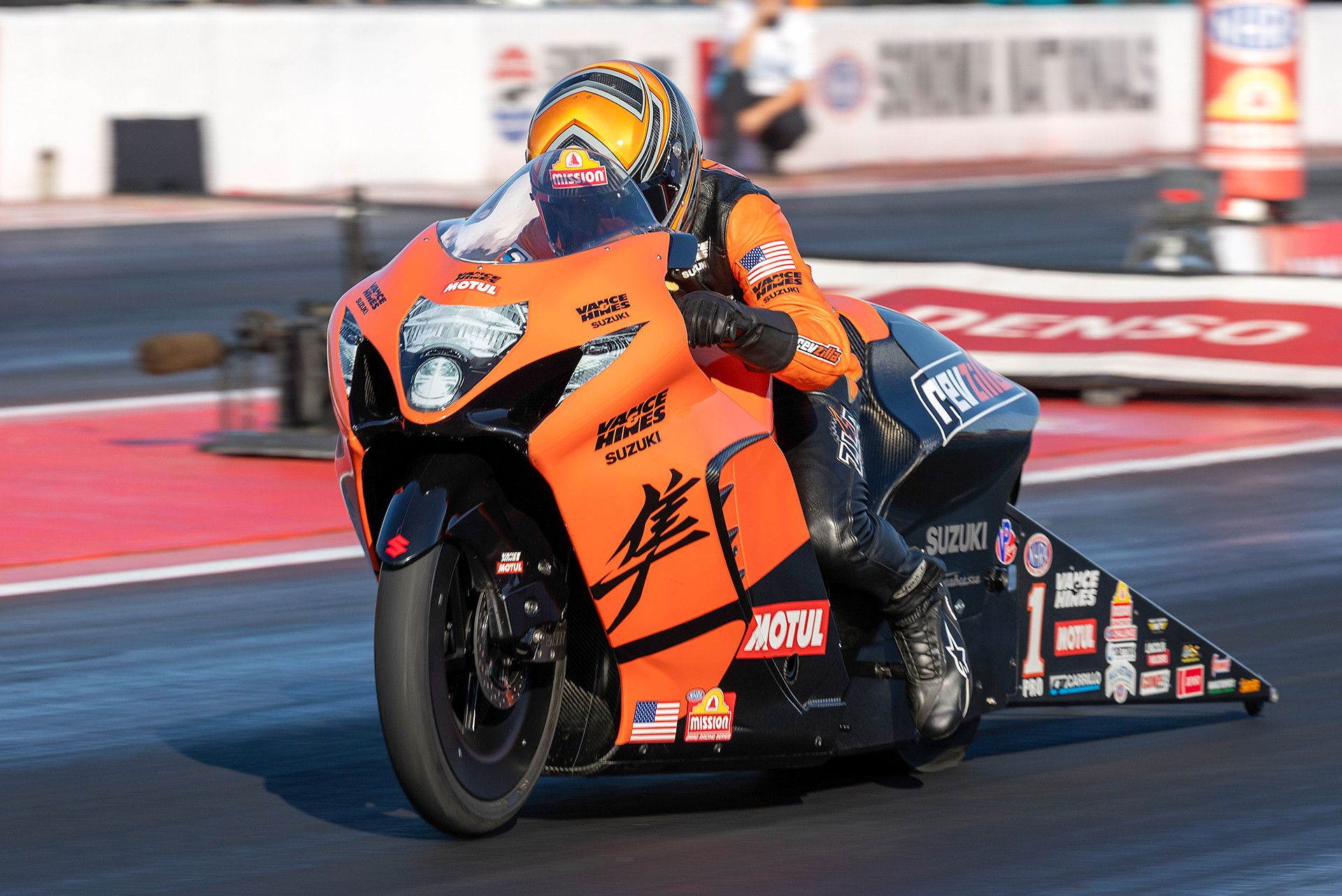 Gaige Herrera claimed No. 1 qualifier  in Charlotte before an early-round mechanical issue ended his day. Photo courtesy Suzuki Motor USA
