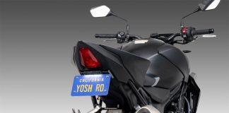 Yoshimura V2 Fender Eliminator Kit base unit for the 2025 Honda CB1000 Hornet. Photo courtesy Yoshimura.