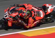 Nicolo Bulega (11) at MotorLand Aragon. Photo courtesy Dorna.