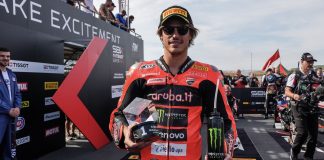 Nicolo Bulega earned pole position at Aragon. Photo courtesy Dorna.