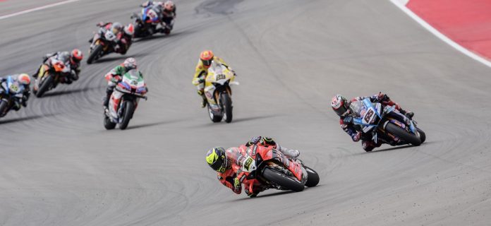 WSBK Race 2 at MotorLand Aragon. Photo courtesy Dorna.