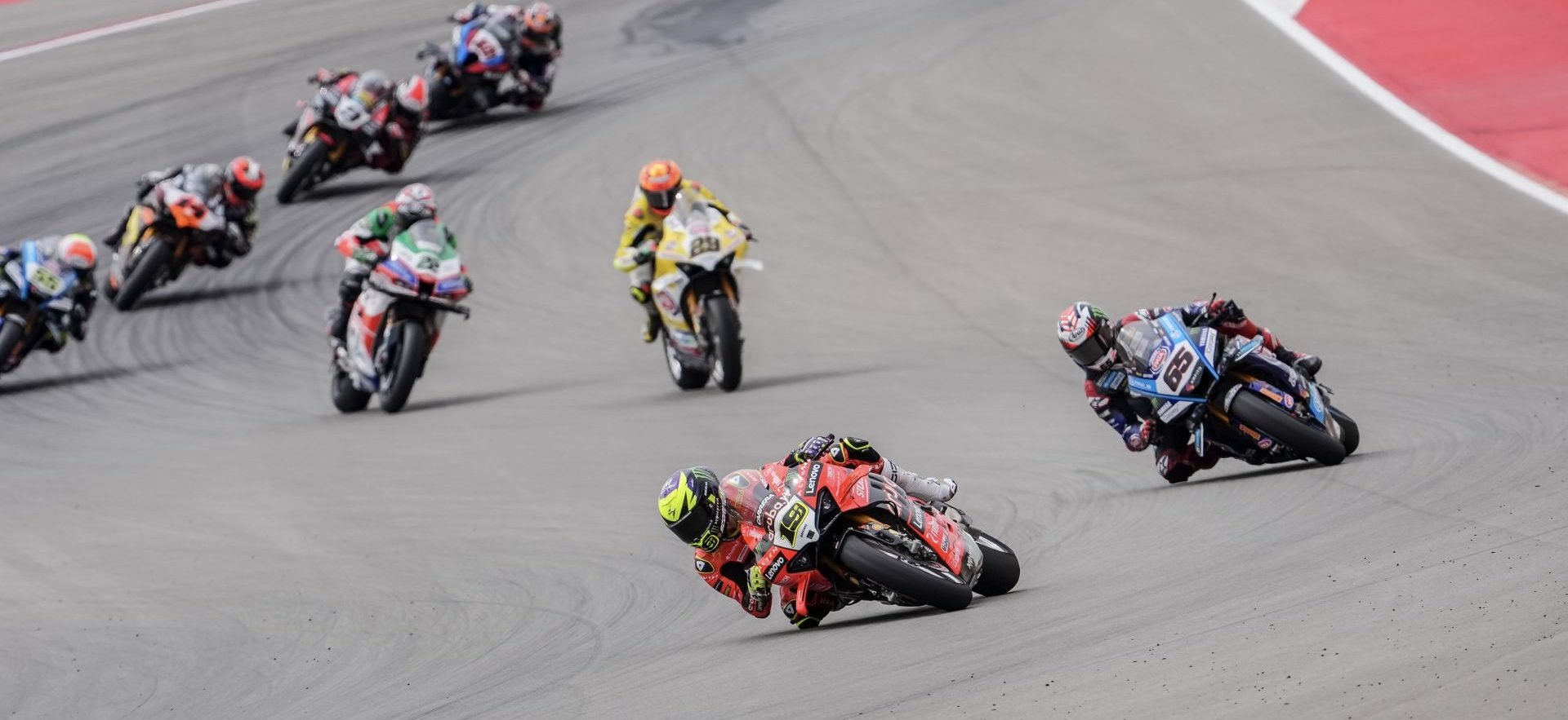 WSBK Race 2 at MotorLand Aragon. Photo courtesy Dorna.