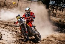 Sanders in full flight on his factory Red Bull KTM. Photo courtesy Motorcycling Australia.