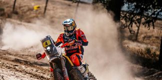 Sanders in full flight on his factory Red Bull KTM. Photo courtesy Motorcycling Australia.