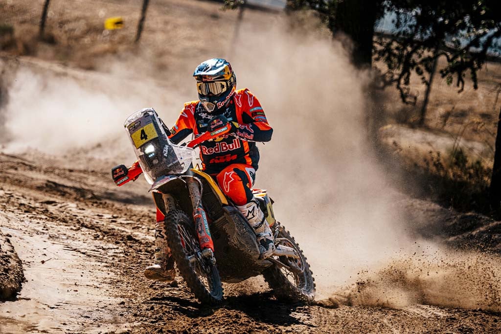 Sanders in full flight on his factory Red Bull KTM. Photo courtesy Motorcycling Australia.