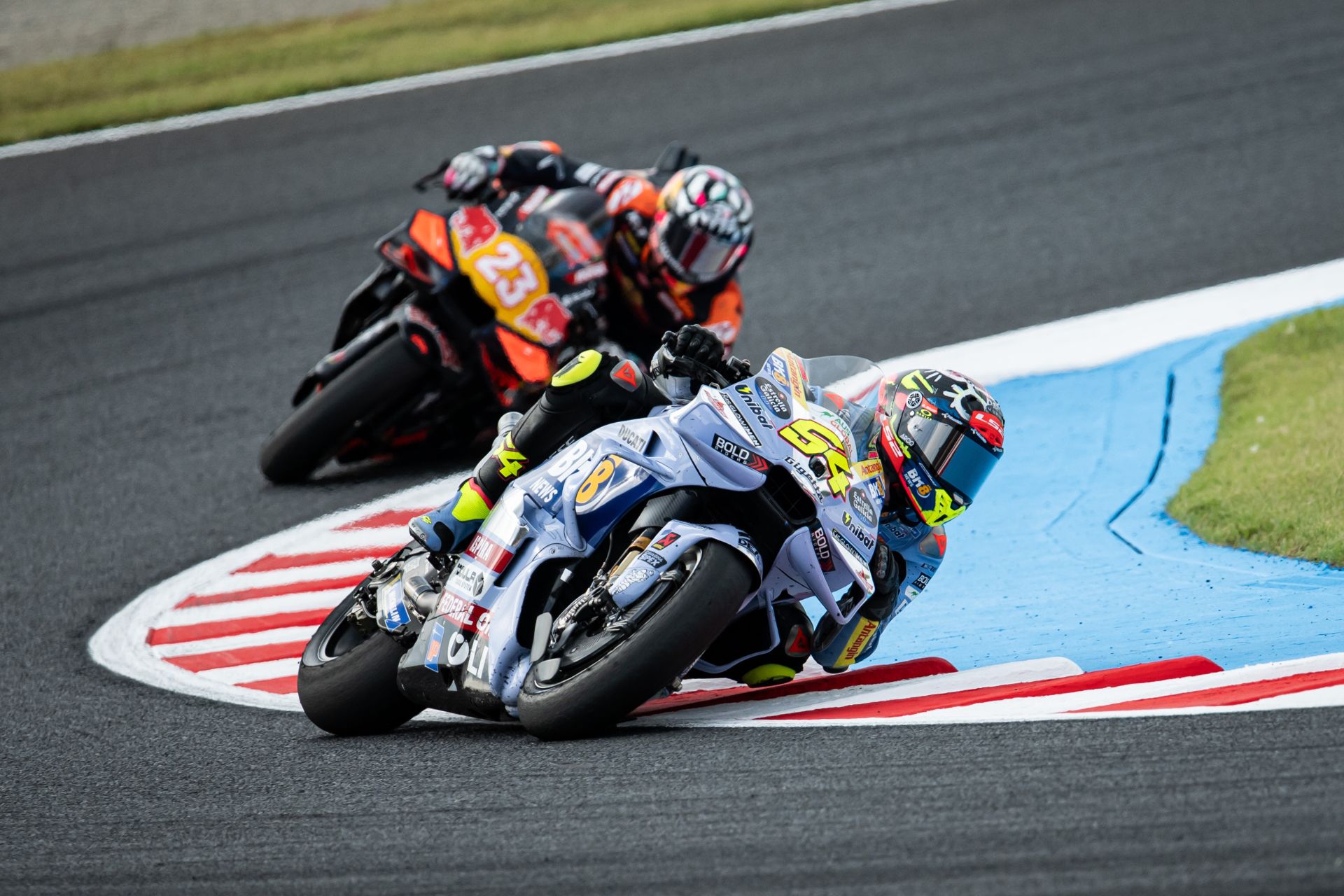 Fermin Aldeguer (54) at Motegi. Photo courtesy BK8 Gresini Racing Team.