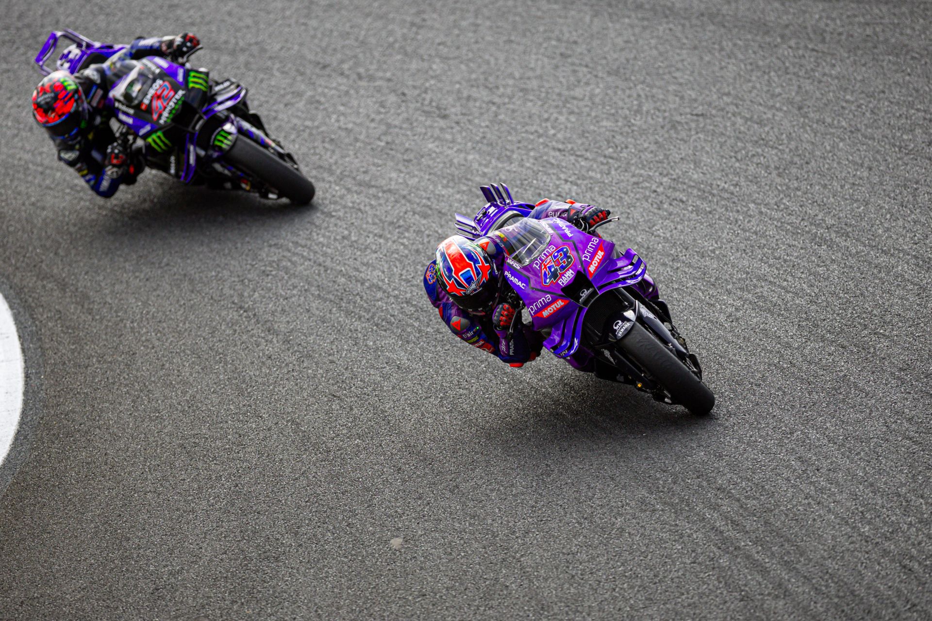 Jack Miller (43) at Motegi. Photo courtesy Prima Pramac Yamaha team.
