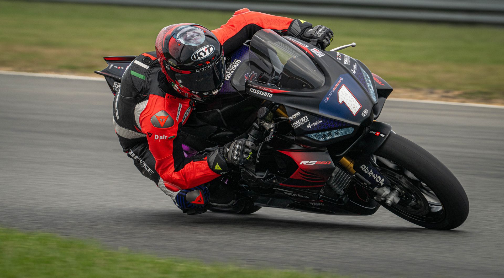 Robem Engineering rider Alessandro Di Mario (No. 1). Photo by Sara Chappell Photos