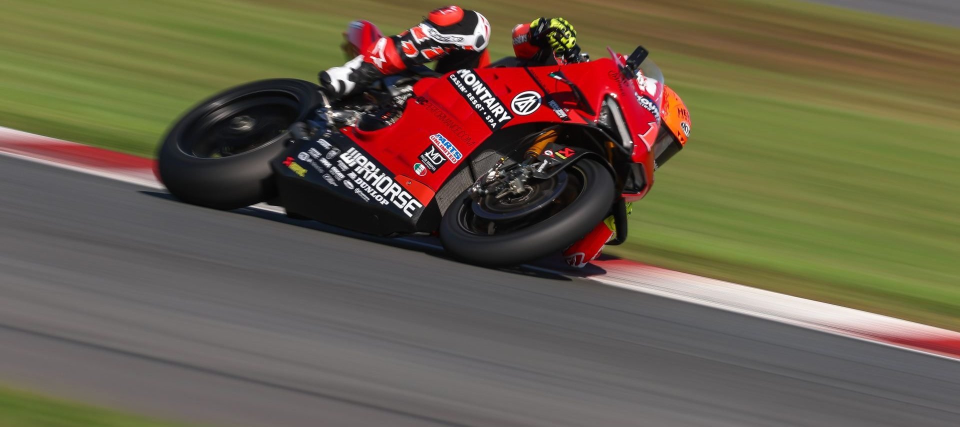 Josh Herrin (1) at NJMP. Photo courtesy Warhorse HSBK.