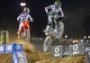 2025 premier class champions, Cooper Webb (2) and Jett Lawrence (1). Webb would go on to win the Monster Energy Supercross Championship and Lawrence would defend both the Pro Motocross Championship and SMX World Championship.