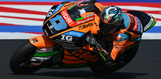 Celestino Vietti (13) at Misano. Photo courtesy Dorna.