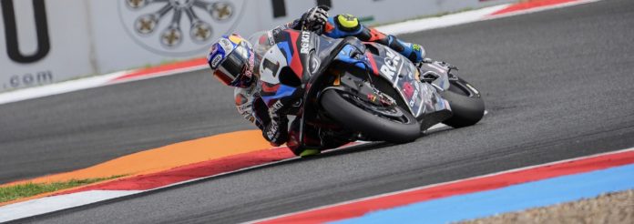 Toprak Razgatlioglu (1) at Magny-Cours during FP1. Photo courtesy Dorna.