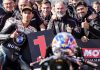 Toprak Razgatlioglu in parc fermé after taking pole position at Magny-Cours. Photo courtesy Dorna.