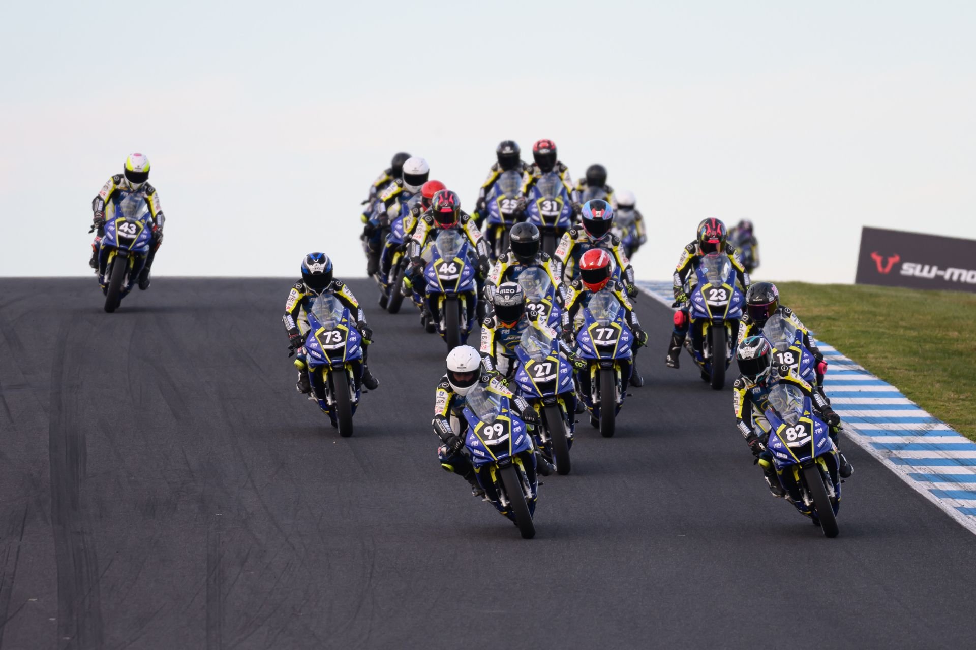 What a BLU CRU Oceania Junior Cup opener! Photo by RbMotoLens