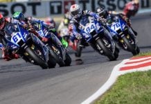 Oncu (61), Manzi (62), Mahias (94) and Surra (72) at Magny-Cours. Photo courtesy Dorna.