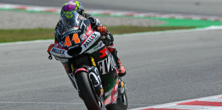 Aron Canet (44) at Montmelo. Photo courtesy Dorna.
