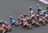 Moto3 race start. Photo courtesy Dorna.