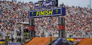 zMAX Dragway at Charlotte Motor Speedway kicked off the postseason racing for the third time since the SMX World Championship was launched in 2023. Photo credit: Feld Motor Sports
