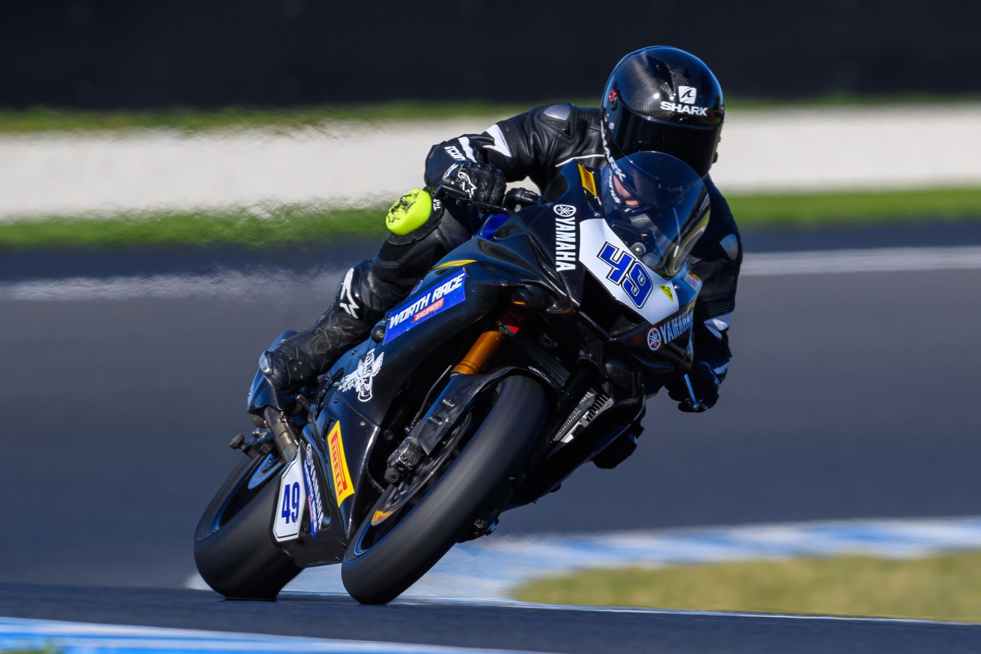 Farnsworth made the Supersport opener his own. Photo RbMotoLens.