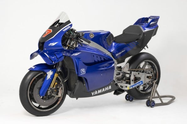 Yamaha V4-powered YZR-M1. Photo courtesy Yamaha Factory Team.