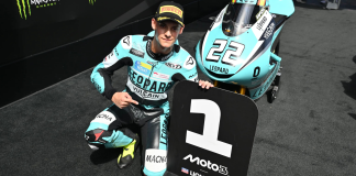 David Almansa takes pole position at Montmelo. Photo courtesy Dorna.