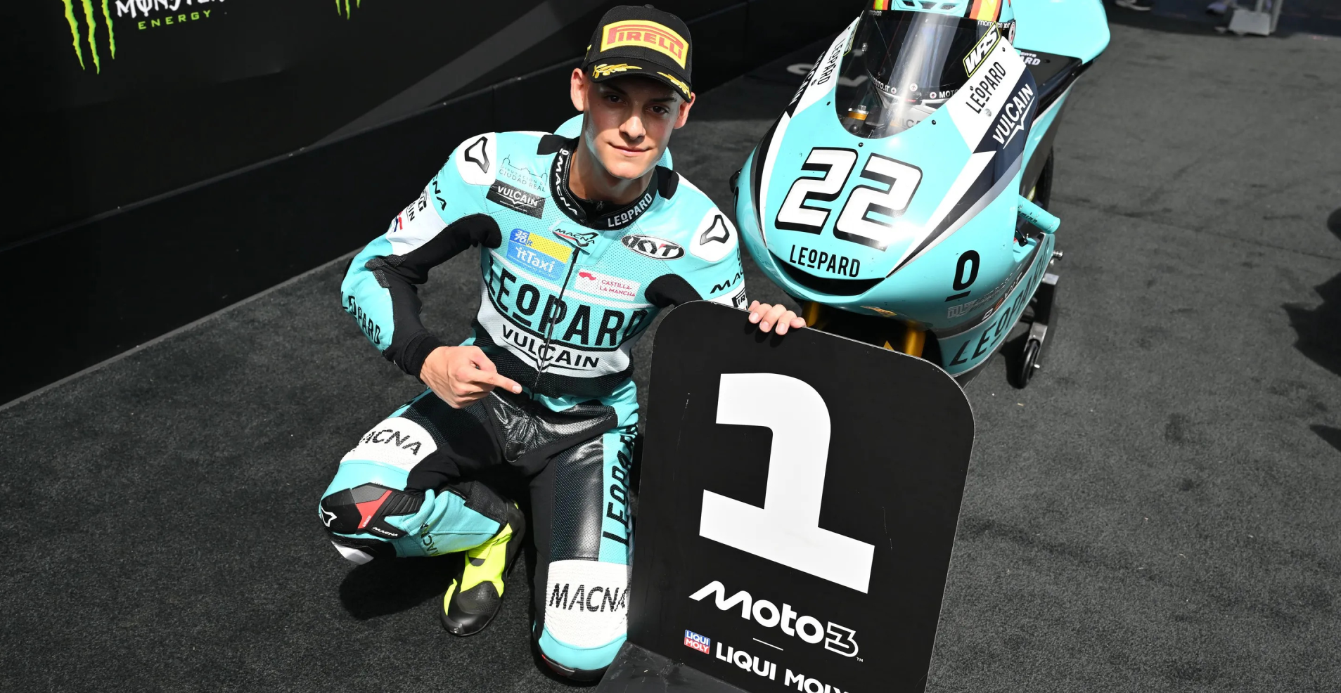 David Almansa takes pole position at Montmelo. Photo courtesy Dorna.