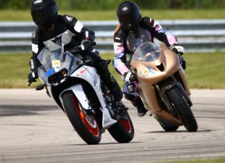 Where To Ride in June 2026 Two students riding during a Sportbike track day. Photo by SPImages.