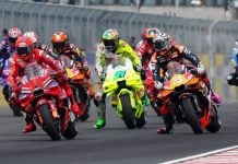 MotoGP race start at Balaton Park. Photo courtesy Dorna.