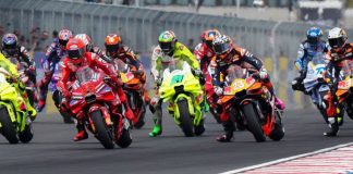 MotoGP race start at Balaton Park. Photo courtesy Dorna.