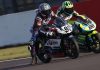 Josh Raymond Jr (91) makes an aggressive pass on Mason Foster (88). Photo courtesy R+G British talent cup.