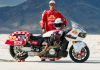 Indian Motorcycle's Tyler O'Hara at Bonneville Salt Flats. Photo courtesy Indian Motorcycle Racing.