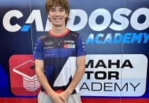 Rossi Attila Moor will complete the remaining three race weekends of the FIM JuniorGP Moto2 season under the banner of Cardoso Racing. Photo courtesy Révész Racing NGRT