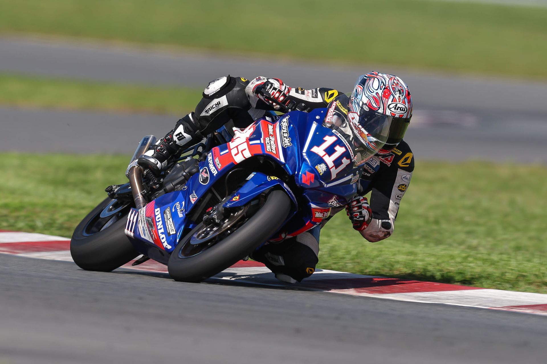 Seth Dahmer (111) at NJMP. Photo credit Brian J Nelson.