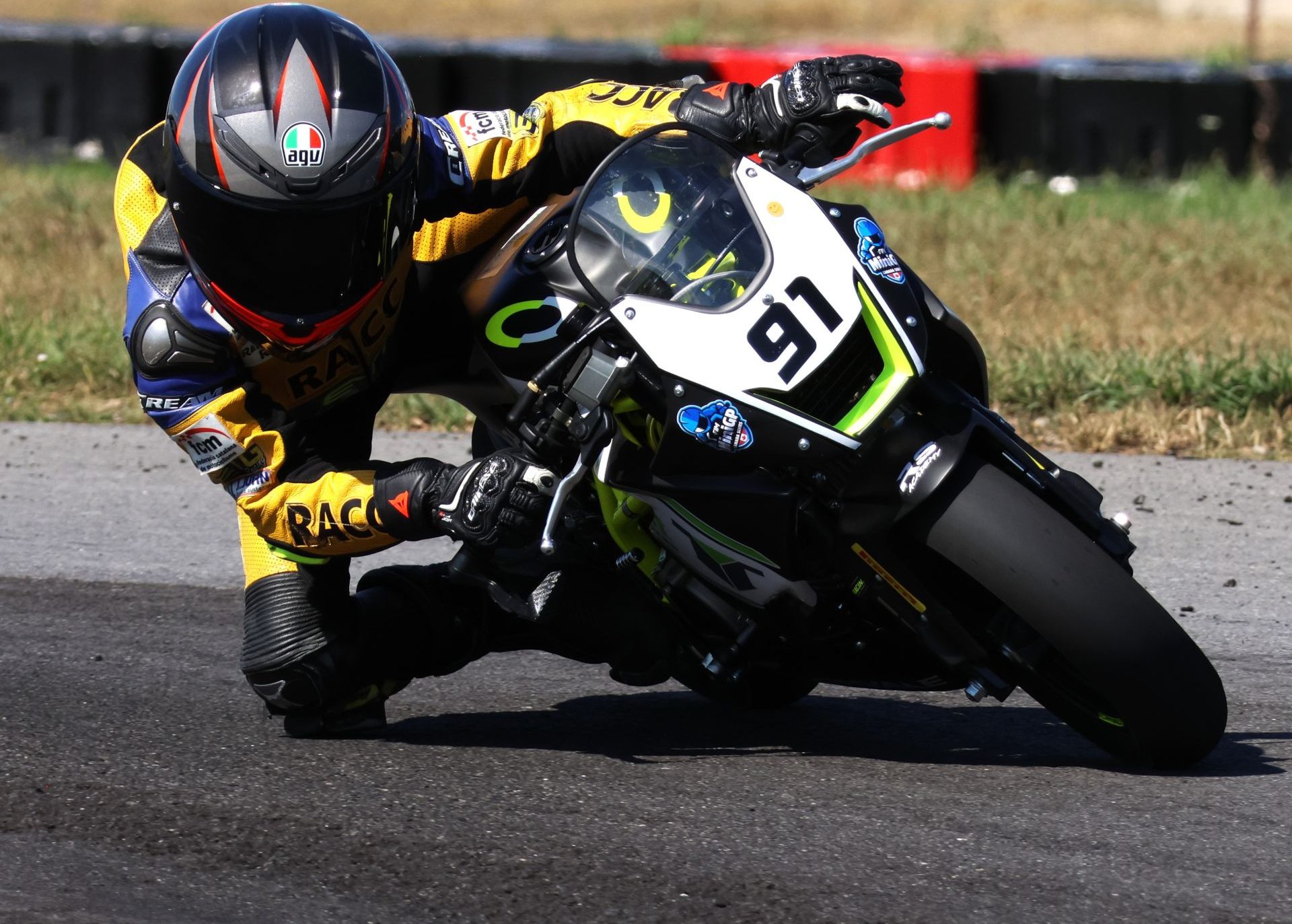 Ethan Reardon (91) (10, Alberta) - 2025 FIM MiniGP Canada Series Vice-Champion. Photo courtesy Colin Fraser.