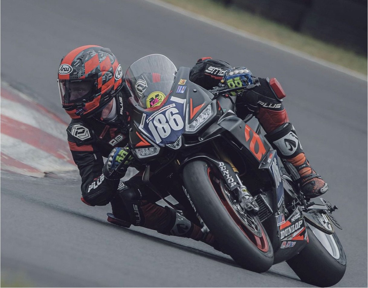 Chase Brown (186) in Action. Photo courtesy BrownTown Racing
