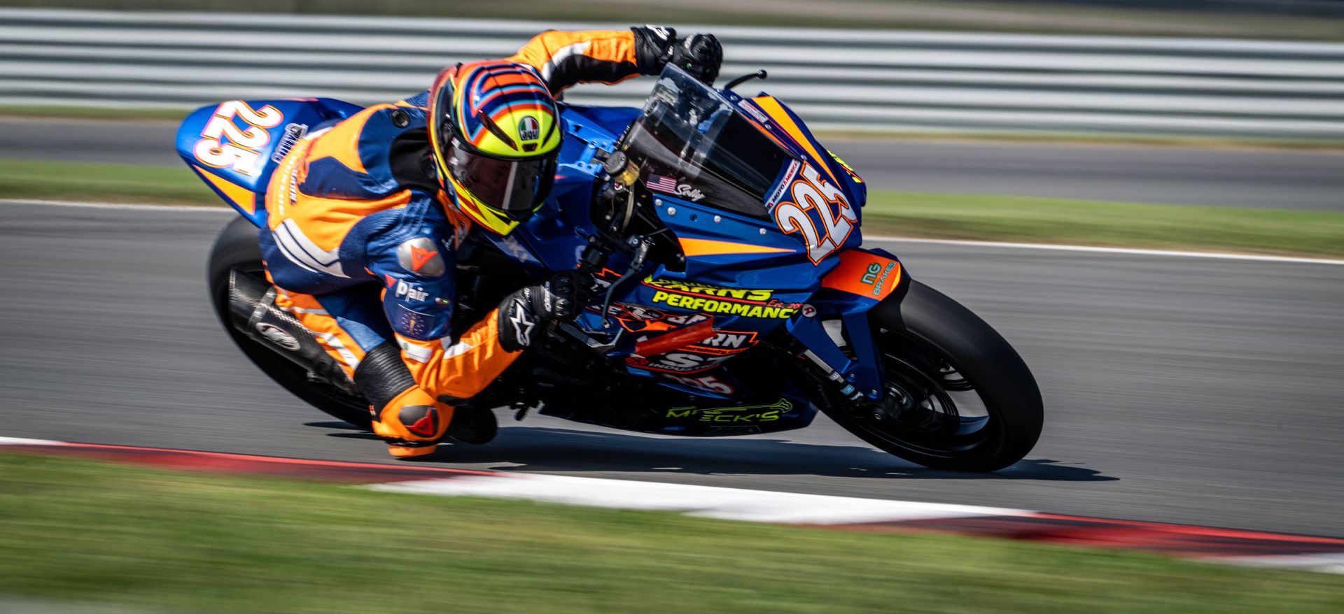 Solly Mervis (225) at NJMP. Photo courtesy IceBarn Racing.