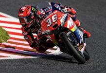 Angel Piqueras (36) at Motegi. Photo courtesy MSi Racing Team.